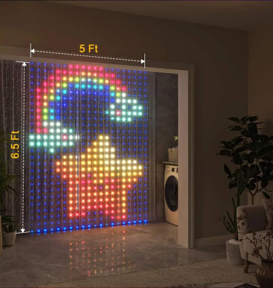 Smart RGB LED Curtain Lights