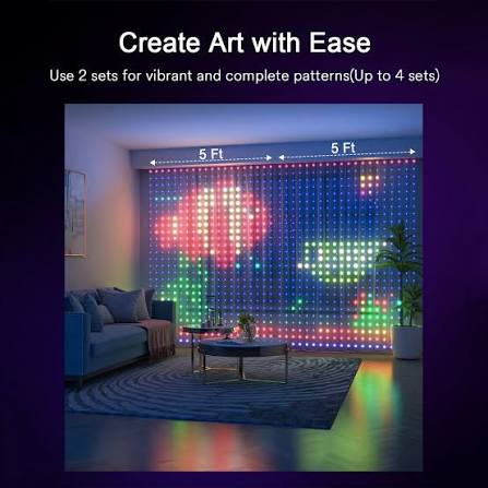 Smart RGB LED Curtain Lights